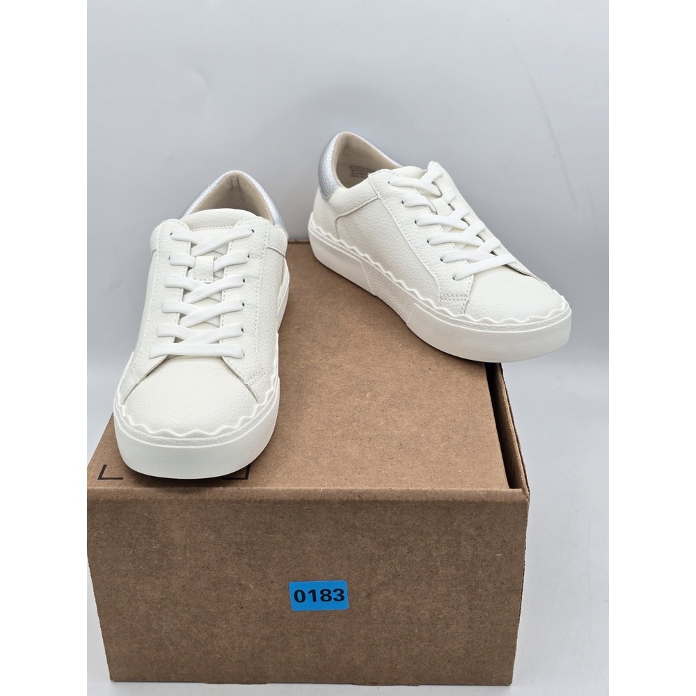 Anne Klein Captivate Sneaker- White / Silver - size 6 M New without tags/box